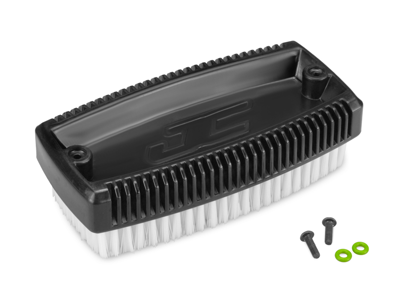 JConcepts Wash Brush With Mounting Screws - Black thumbnail 1