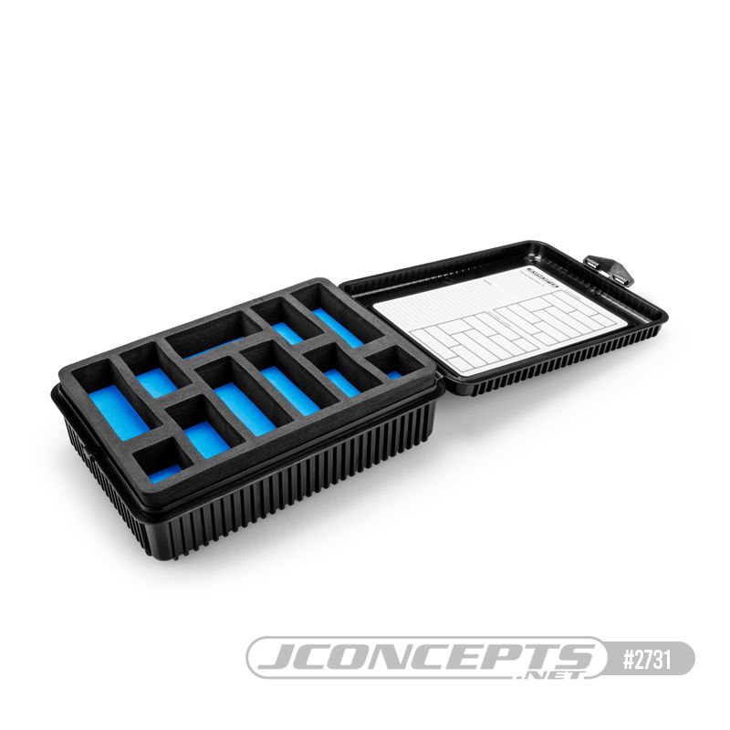 JConcepts Spring Box with Foam Liner (Double Decker w/Decal)-Blk – image 2
