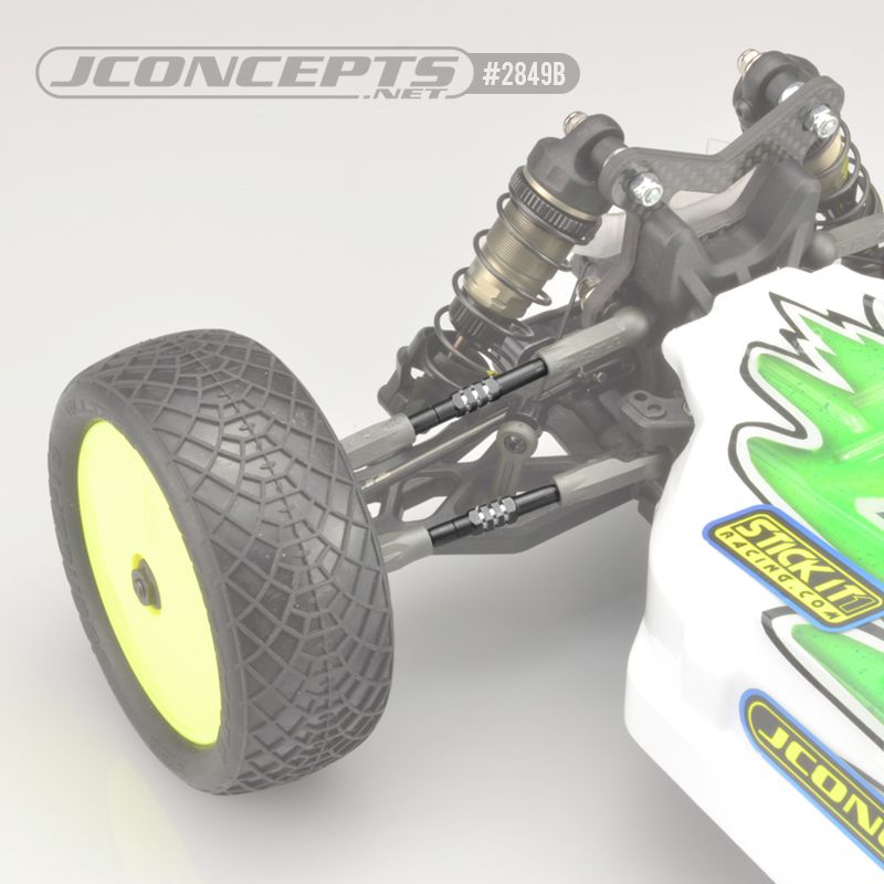 JConcepts TLR, 22X-4 3.5mm Fin turnbuckle kit, 7pc - black – image 2