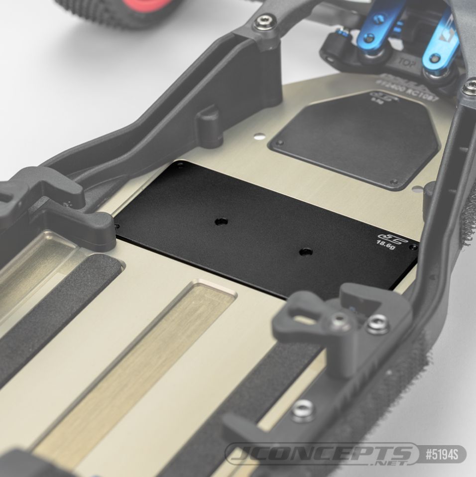 JConcepts - RC10B7 steel electronics plate, set – image 2