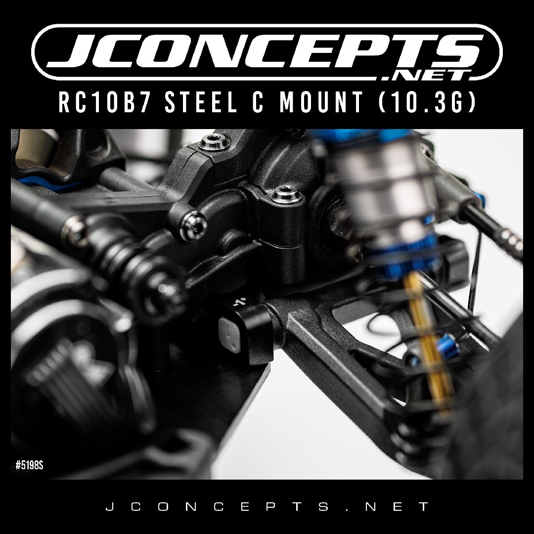 JConcepts - RC10B7 steel C mount (10.3g) – image 2