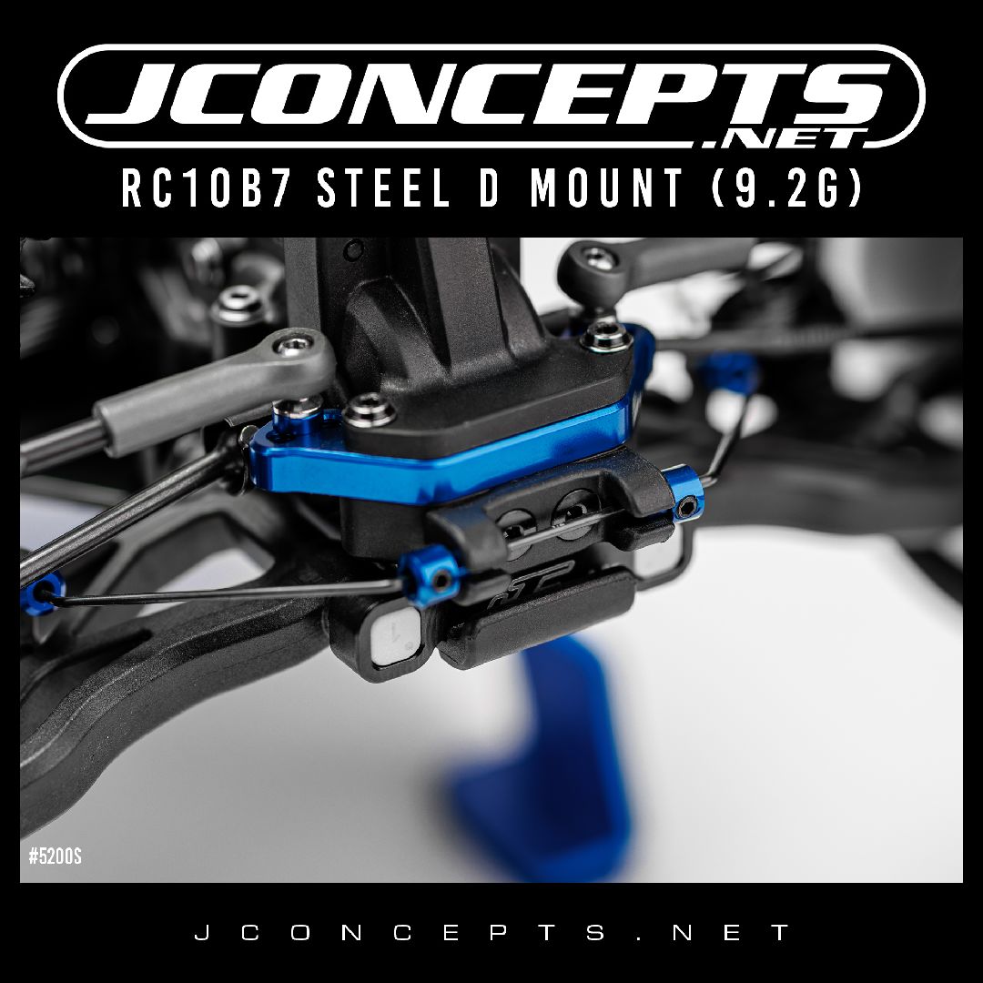 JConcepts - RC10B7 steel D mount (9.2g) – image 2