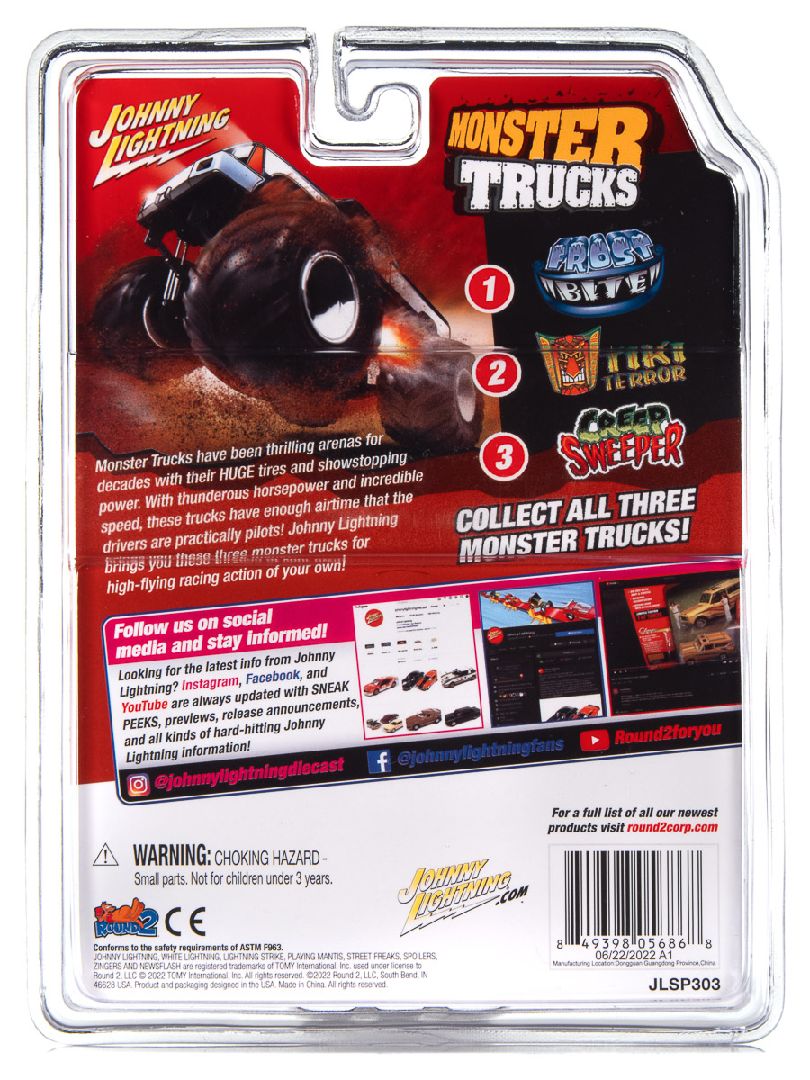 Johnny Lightning 1/64 Monster Trucks - 2022 - R1 (12) – image 5