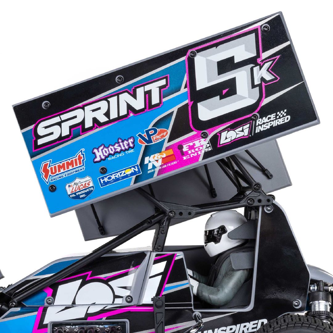 Losi 1/10 22S Sprint Car Brushless 2wd RTR - Blue – image 2