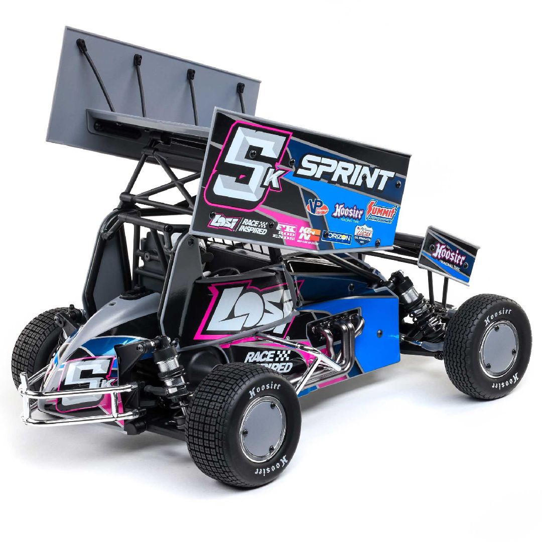 Losi 1/10 22S Sprint Car Brushless 2wd RTR - Blue – image 3