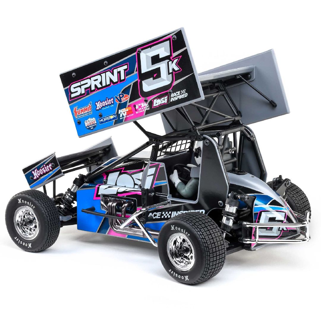 Losi 1/10 22S Sprint Car Brushless 2wd RTR - Blue – image 4