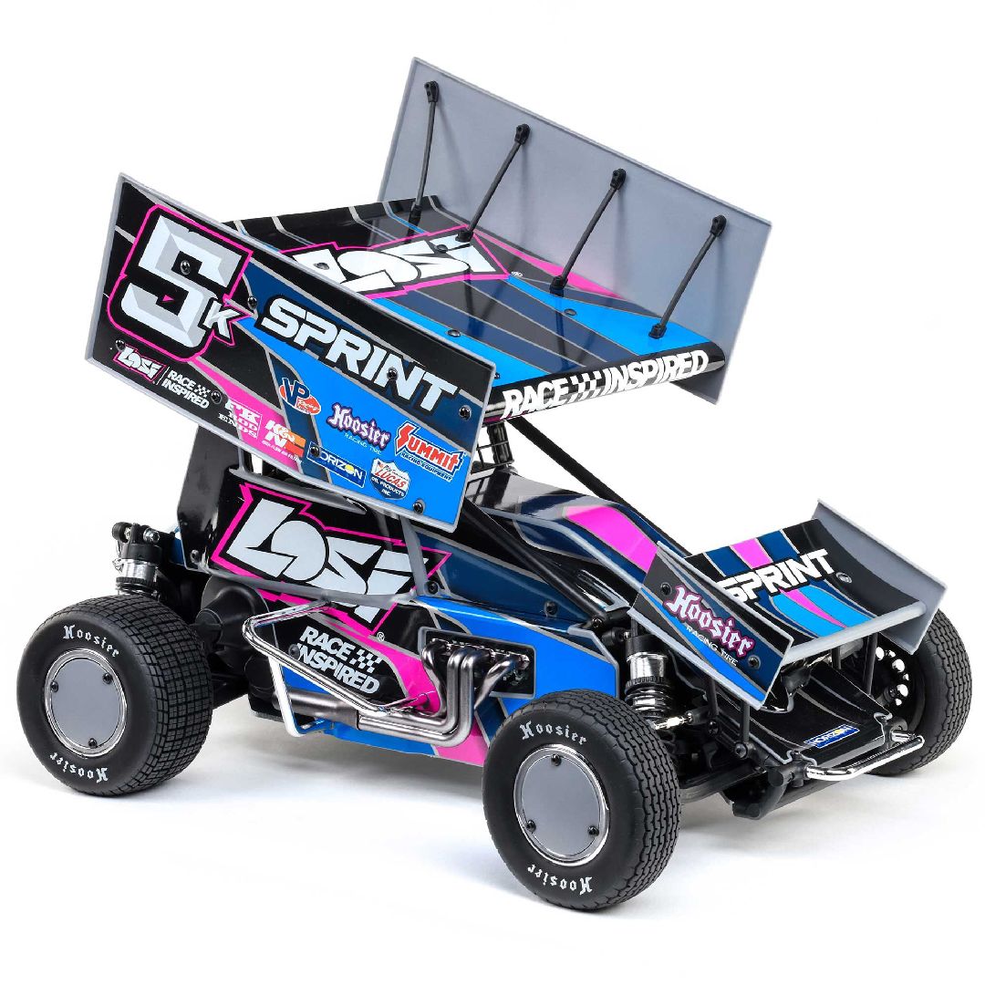 Losi 1/10 22S Sprint Car Brushless 2wd RTR - Blue – image 5