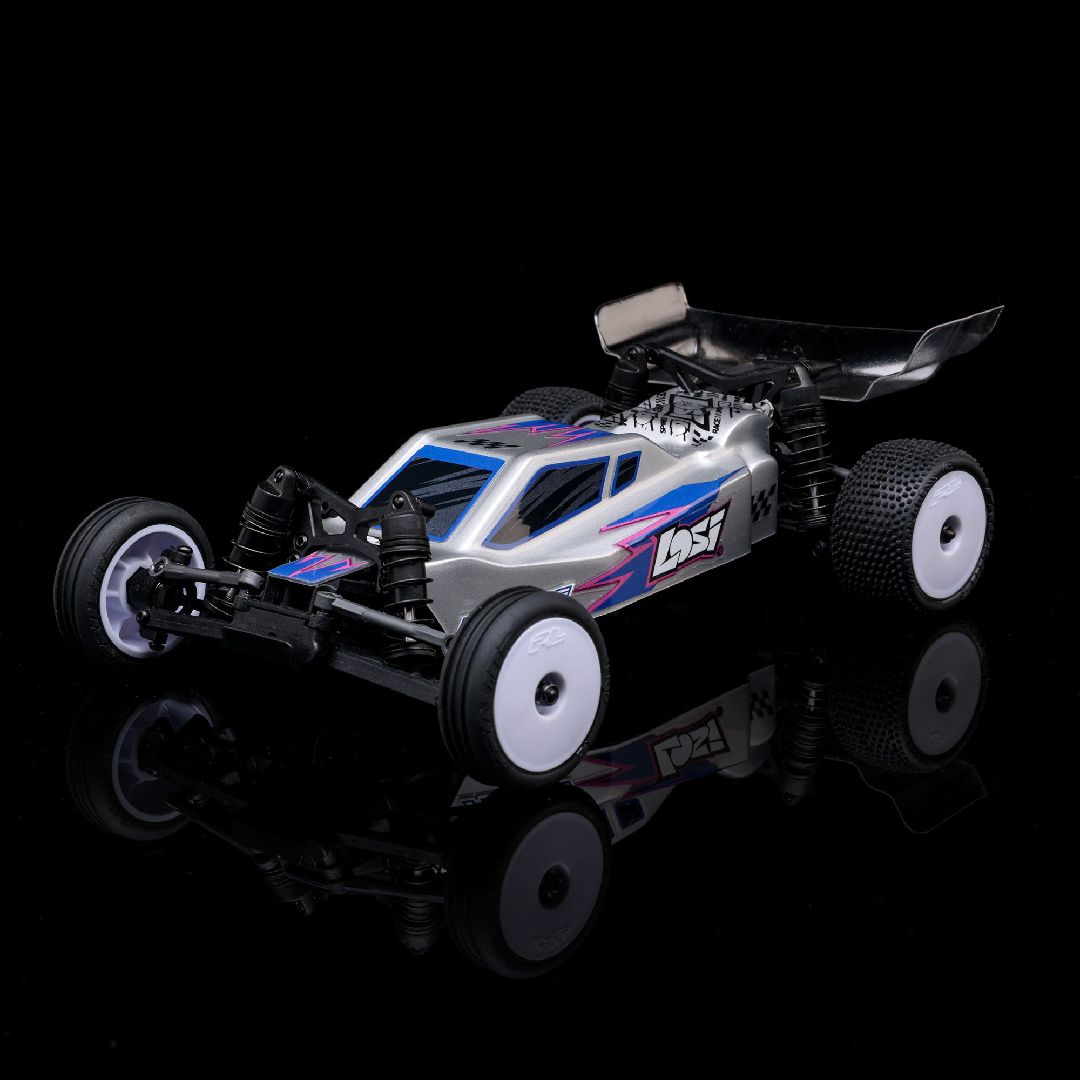 Losi 1/24 Micro-B Buggy 2wd RTR - Silver – image 6