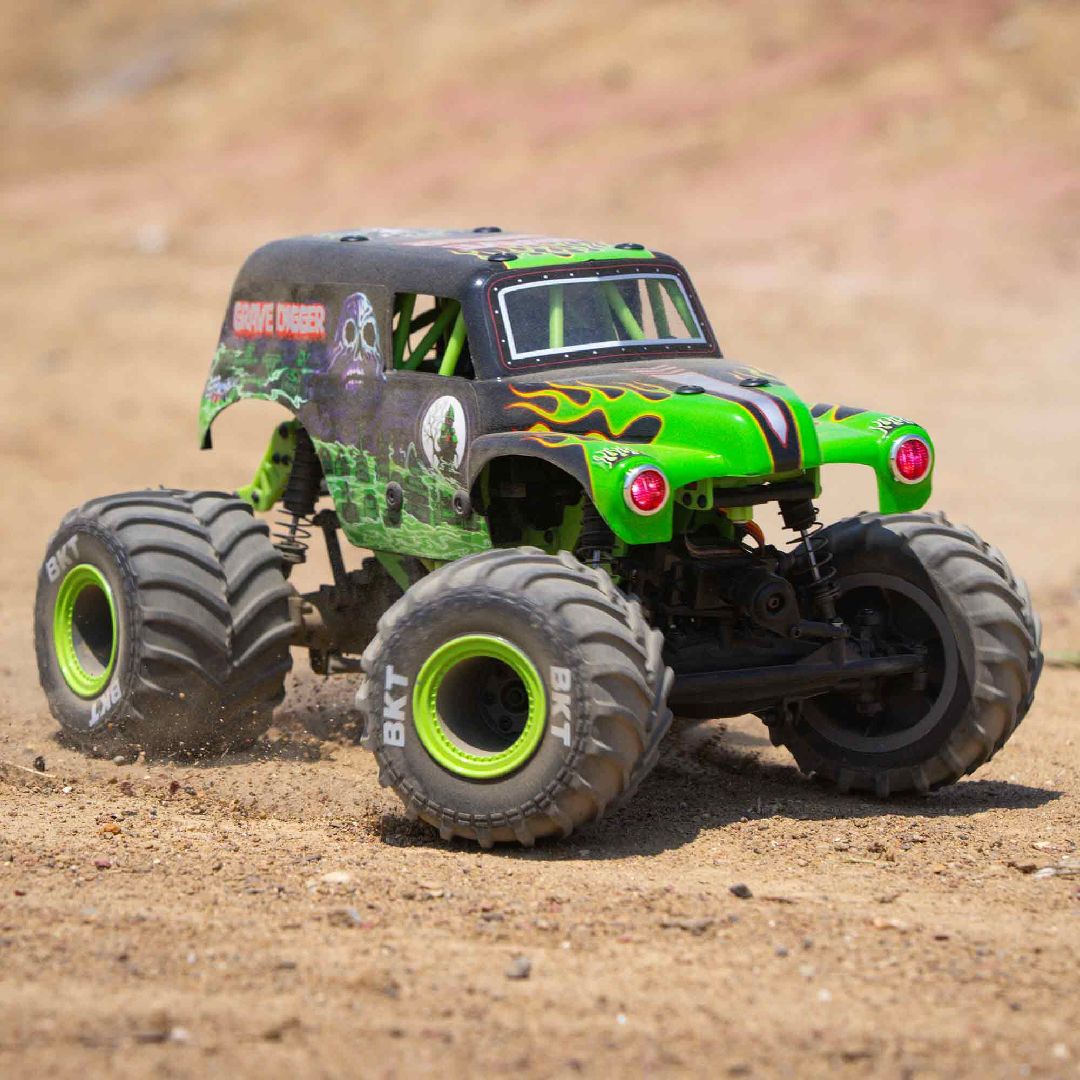 Losi 1/18 Mini LMT Grave Digger Monster Truck 4X4 RTR - Green – image 6
