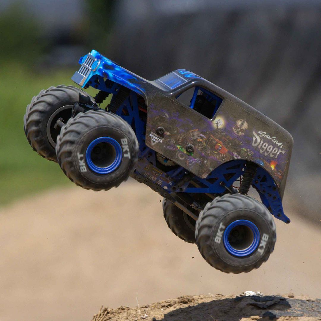 Losi 1/18 Mini LMT Son Uva Digger Monster Truck 4X4 RTR - Blue – image 6