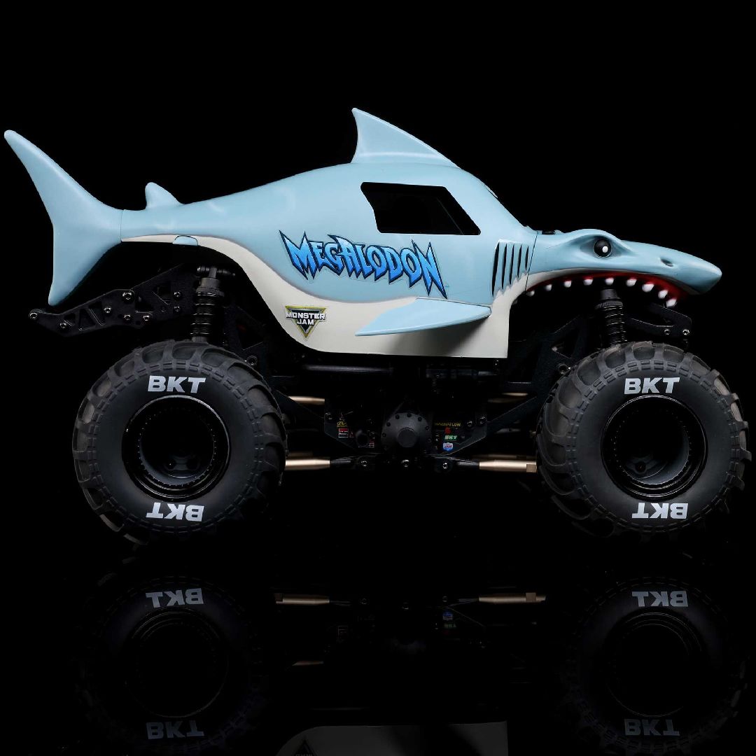 Losi 1/18 Mini LMT Megalodon 4X4 Monster Truck RTR - Blue – image 6
