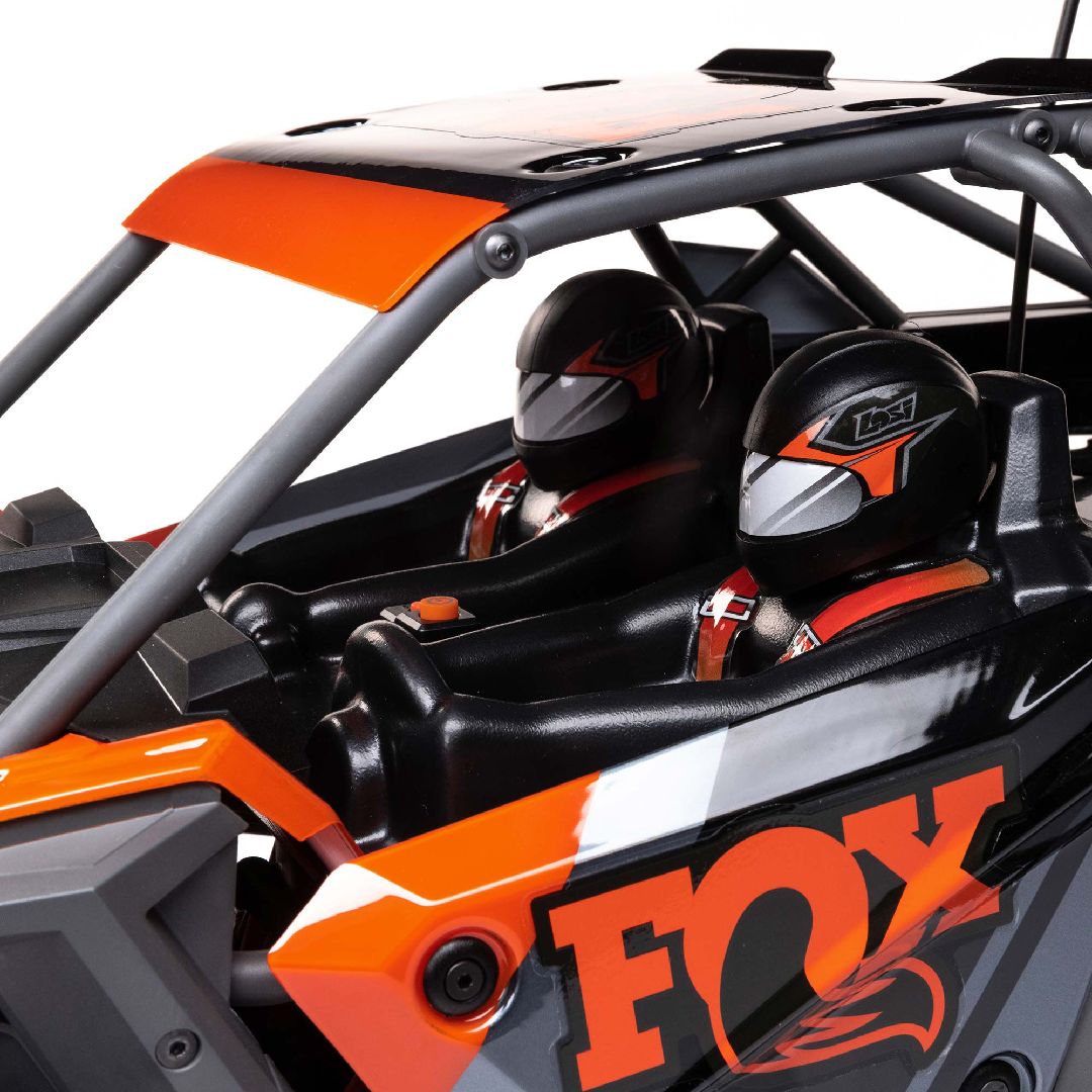 Losi 1/10 RZR Rey Side by Side Brushless 4X4 RTR - Fox Orange – image 4