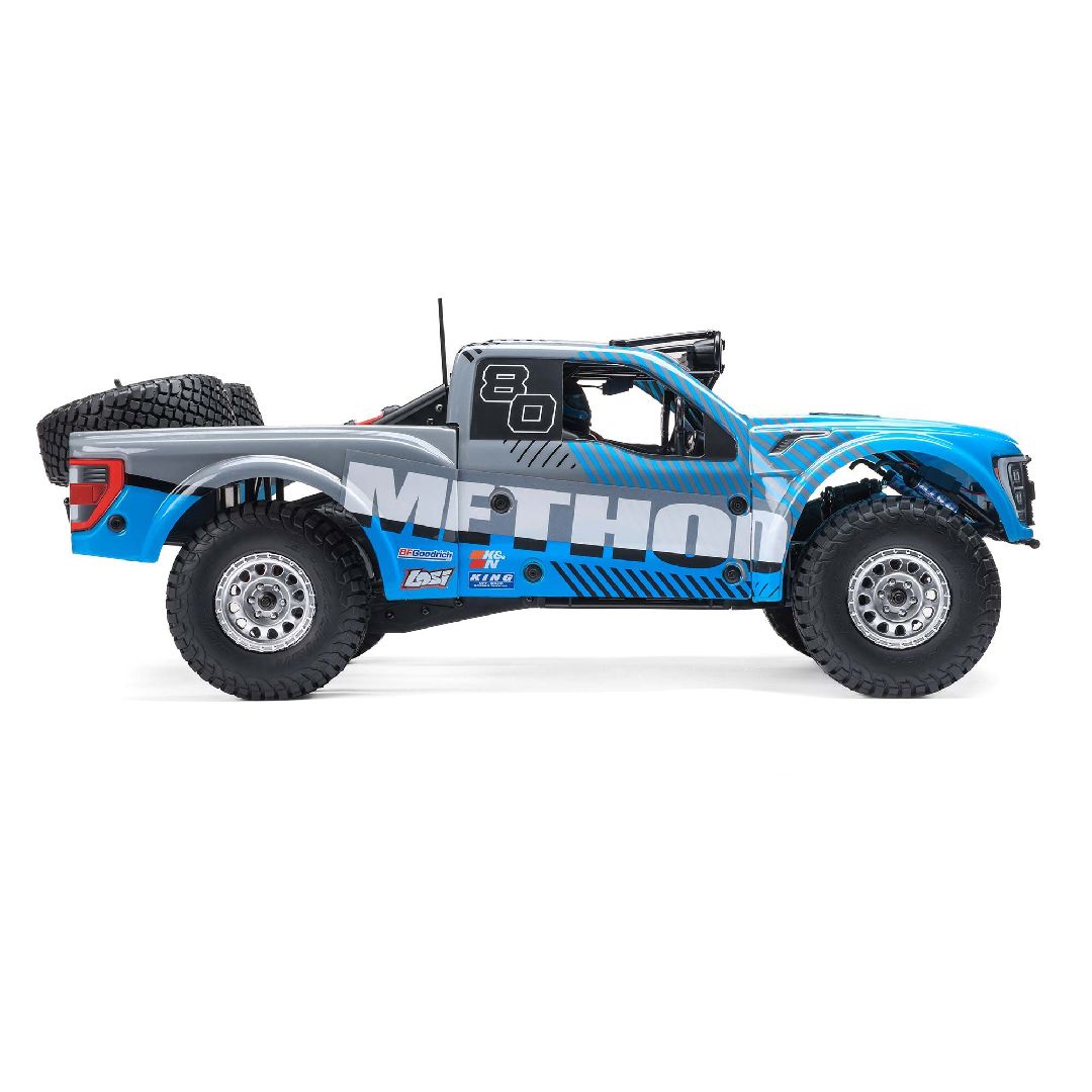 Losi 1/10 Baja Rey Ford Raptor Brushless 4X4 RTR - Method Blue – image 4
