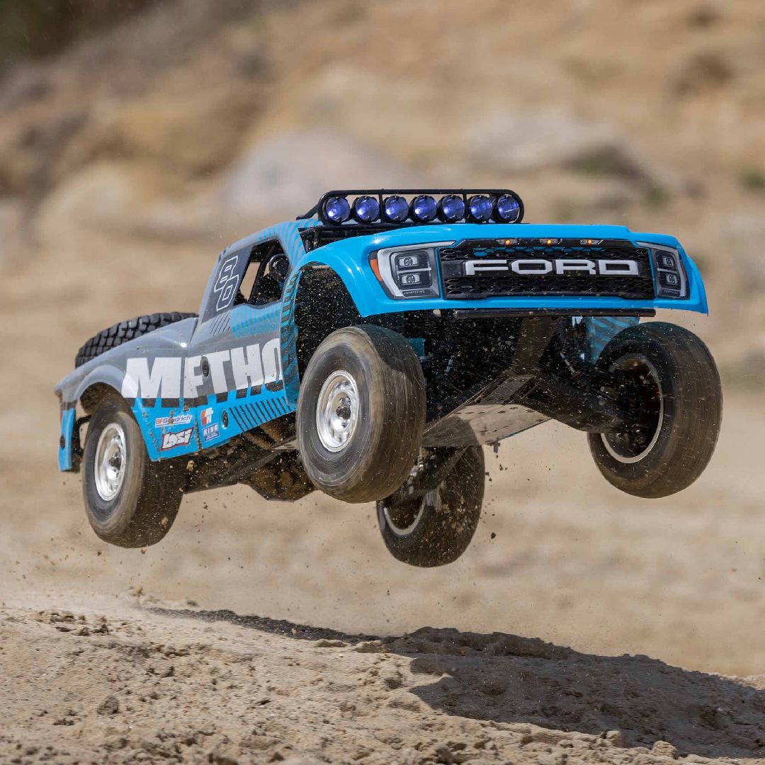 Losi 1/10 Baja Rey Ford Raptor Brushless 4X4 RTR - Method Blue – image 6