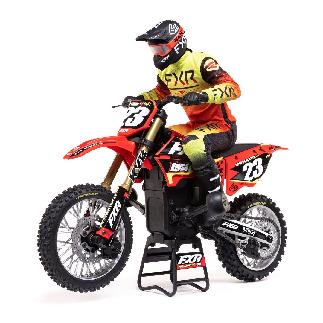 Losi 1/4 Promoto-MX Motorcycle Brushless RTR - FXR Red – image 4