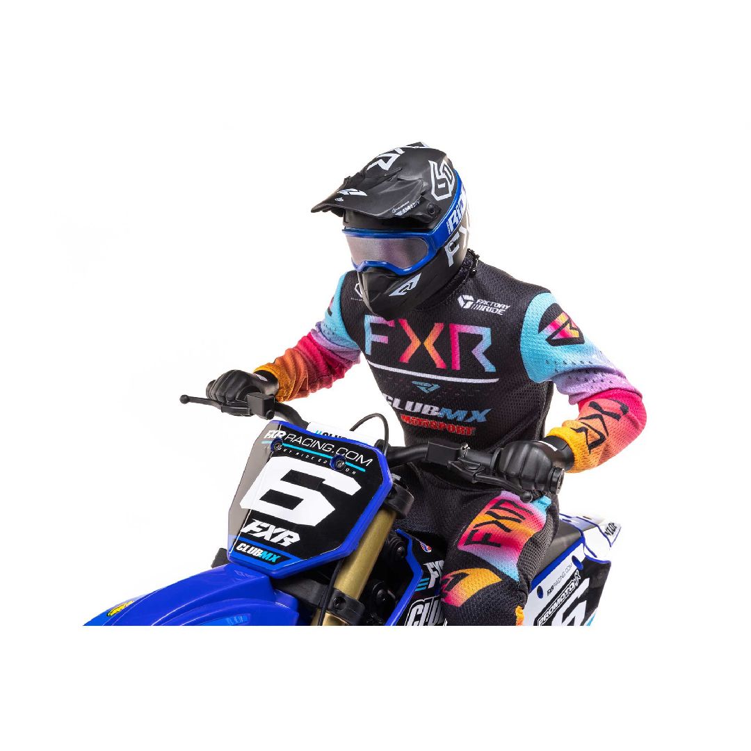 Losi 1/4 Promoto-MX Motorcycle Brushless RTR - ClubMX Blue – image 5