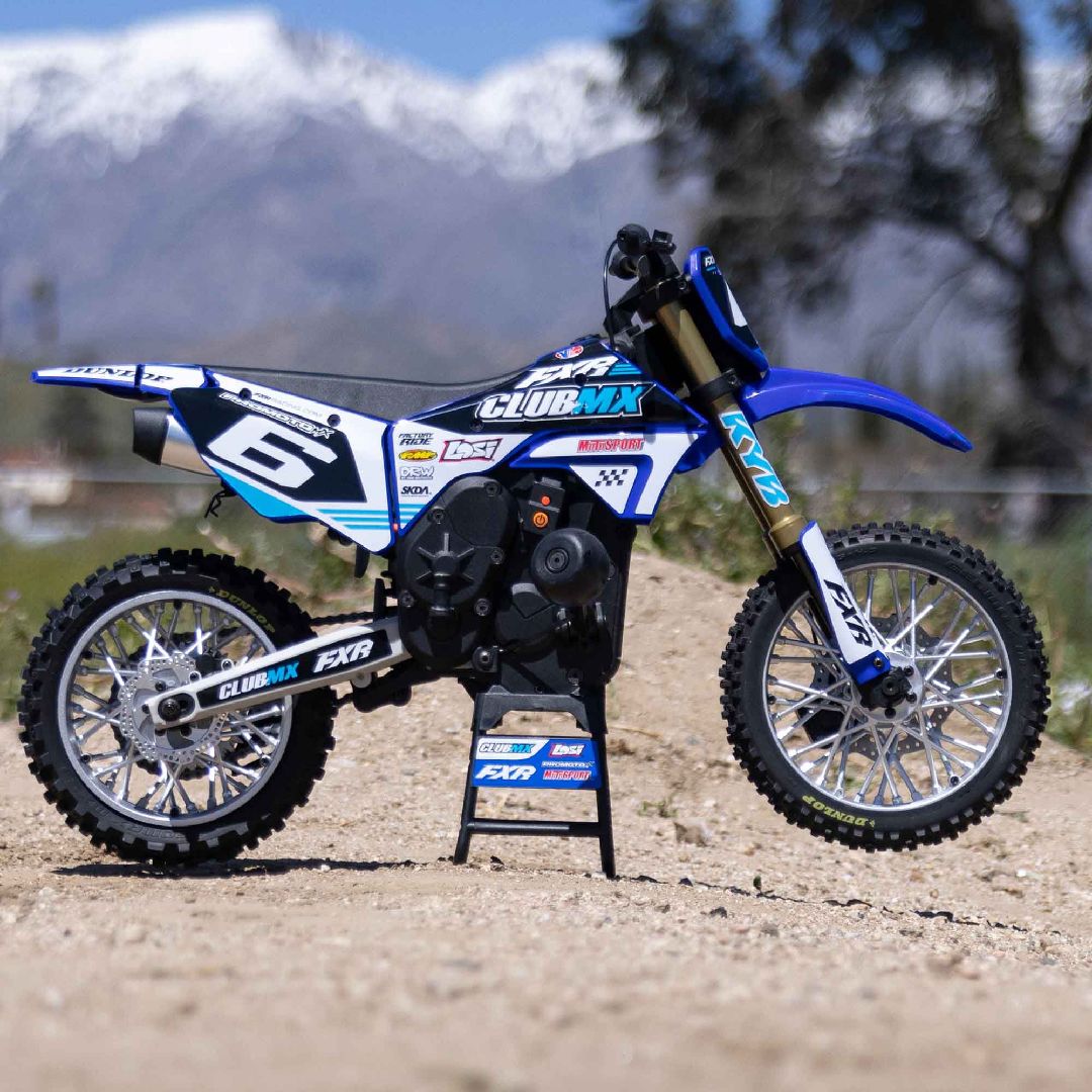 Losi 1/4 Promoto-MX Motorcycle Brushless RTR - ClubMX Blue – image 6