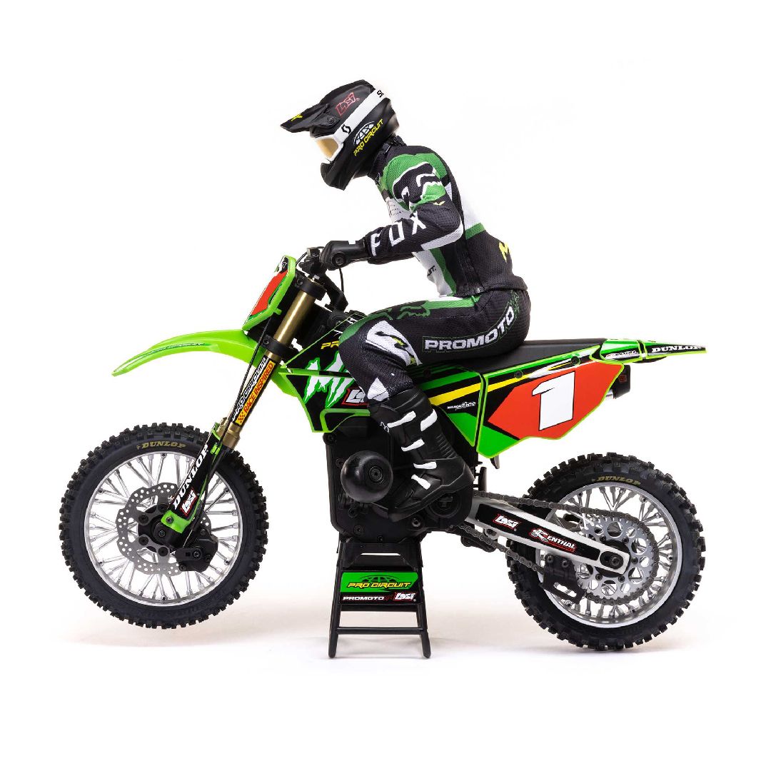 Losi 1/4 Promoto-MX Brushless RTR - Pro Circuit Green – image 5