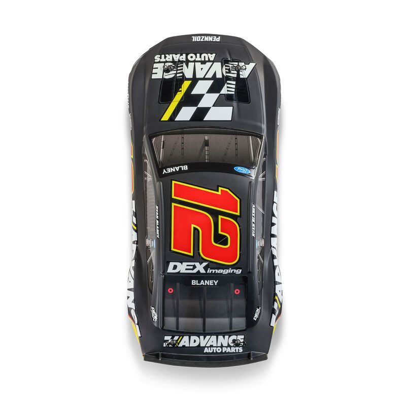 Losi 1/12 NASCAR Blaney #12 Brushed AWD RTR (B&C Incl) - Black – image 3