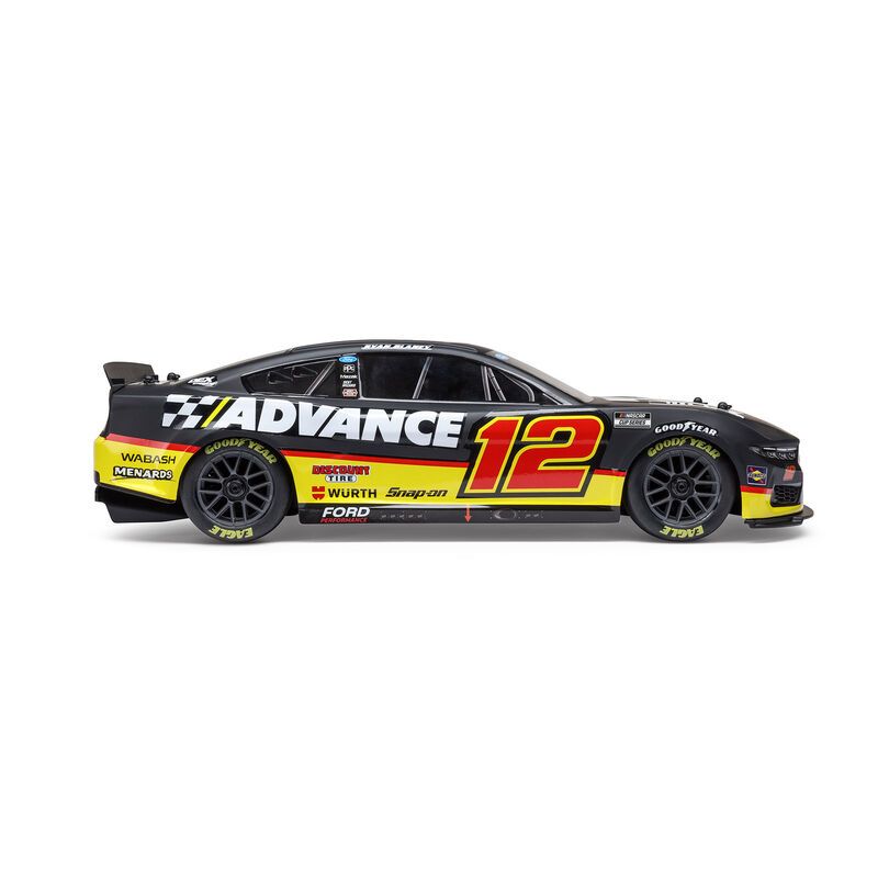 Losi 1/12 NASCAR Blaney #12 Brushed AWD RTR (B&C Incl) - Black – image 5
