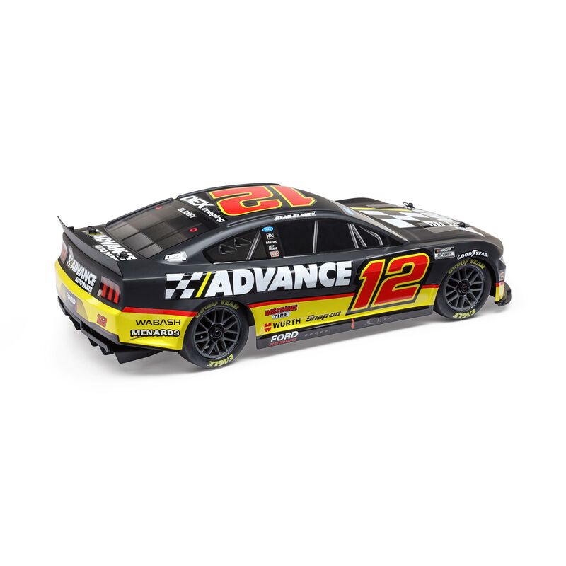 Losi 1/12 NASCAR Blaney #12 Brushed AWD RTR (B&C Incl) - Black – image 7