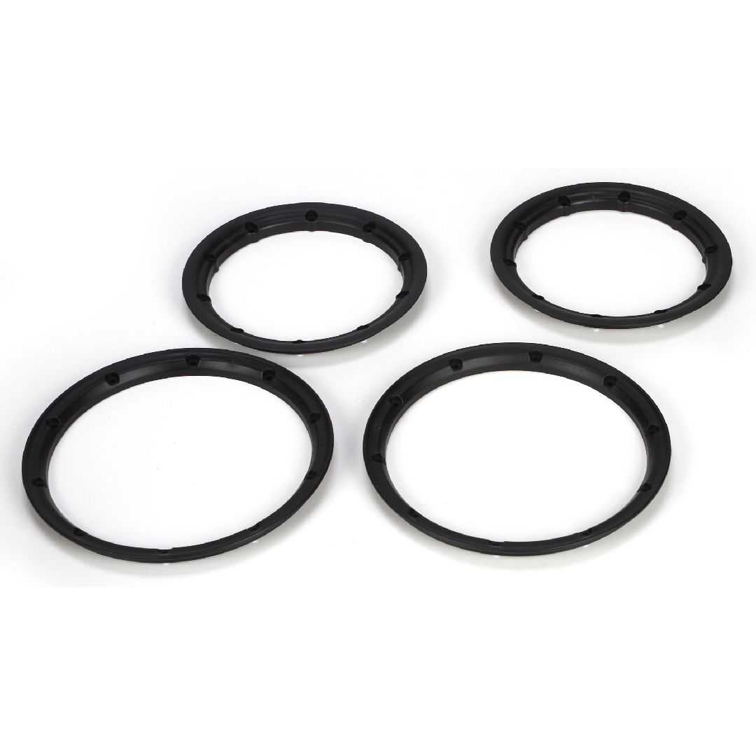 Losi Beadlock Set, Inner & Outer Black (2): 5IVE-T – image 2