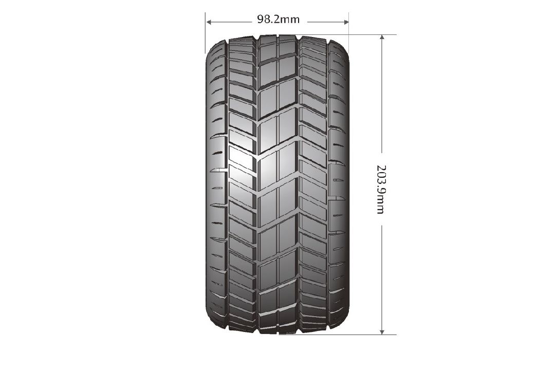 Louise R/C X-Rocket 4.3" Black Wheels (For X-Maxx)(2) – image 2