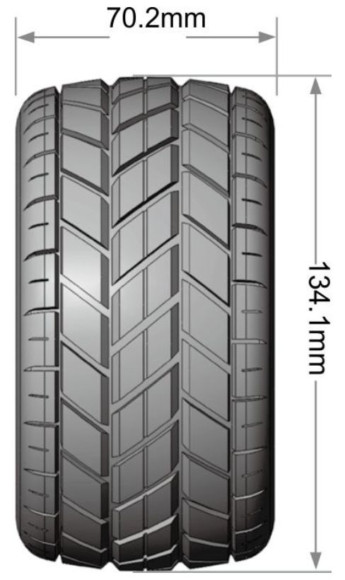 Louise R/C MT-Rocket 2.8" Removable Hex Black Whls 5.3" OD(2) – image 4