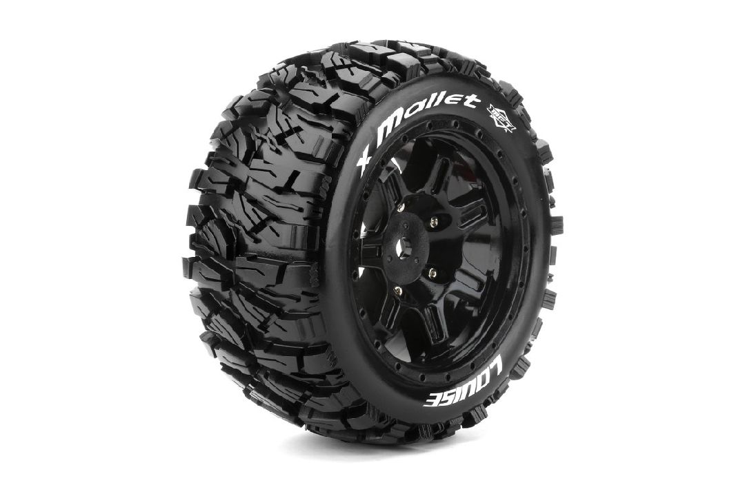 Louise R/C X-Mallet 4.3" on Black Wheels (For X-Maxx)(2) thumbnail 1
