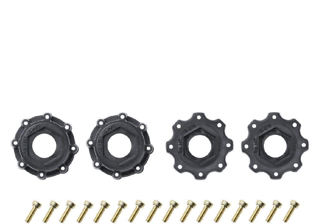 Louise R/C MT-Rocket Speed 4.3" on Rem Hex Black Wheels (2) – image 4