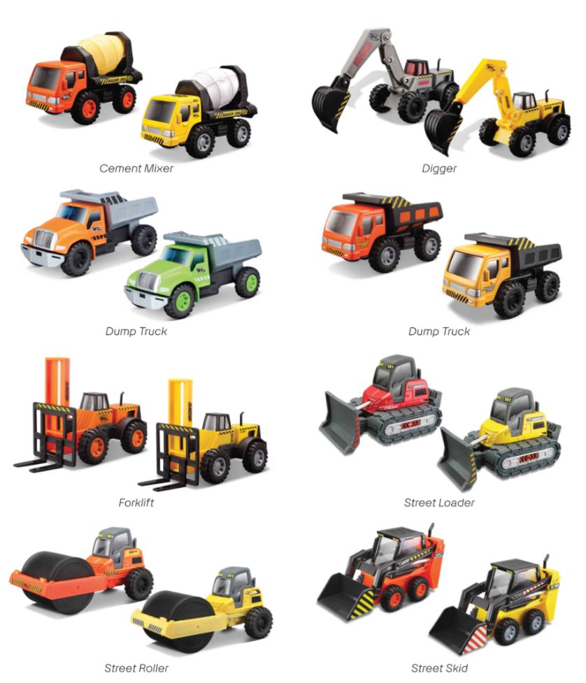 Maisto Builder Zone Asmt. (12 Pack) – image 2