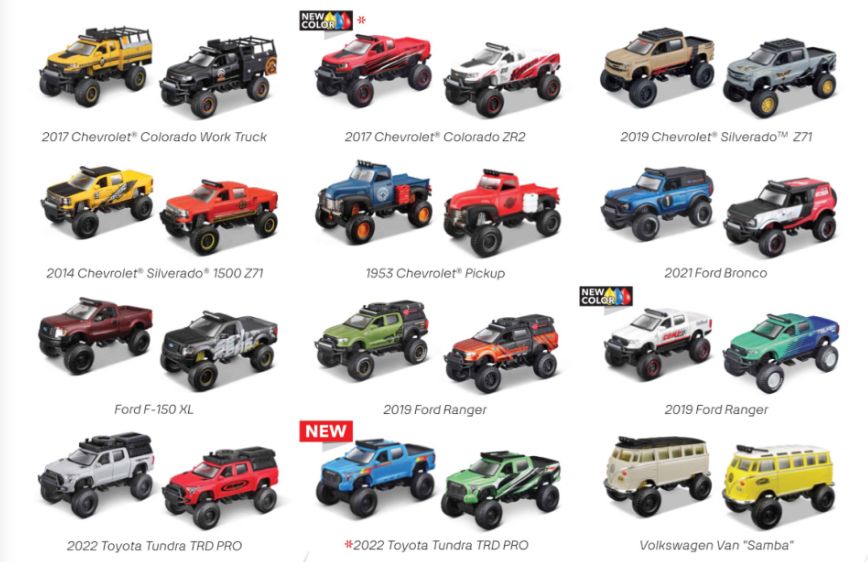Maisto 4x4 Rebels (12 Pack) – image 2