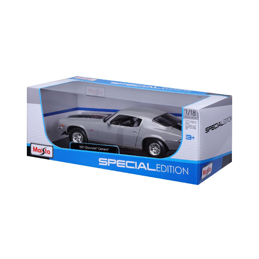 Maisto 1/18 SE 1971 Chevrolet Camaro - Gray – image 13
