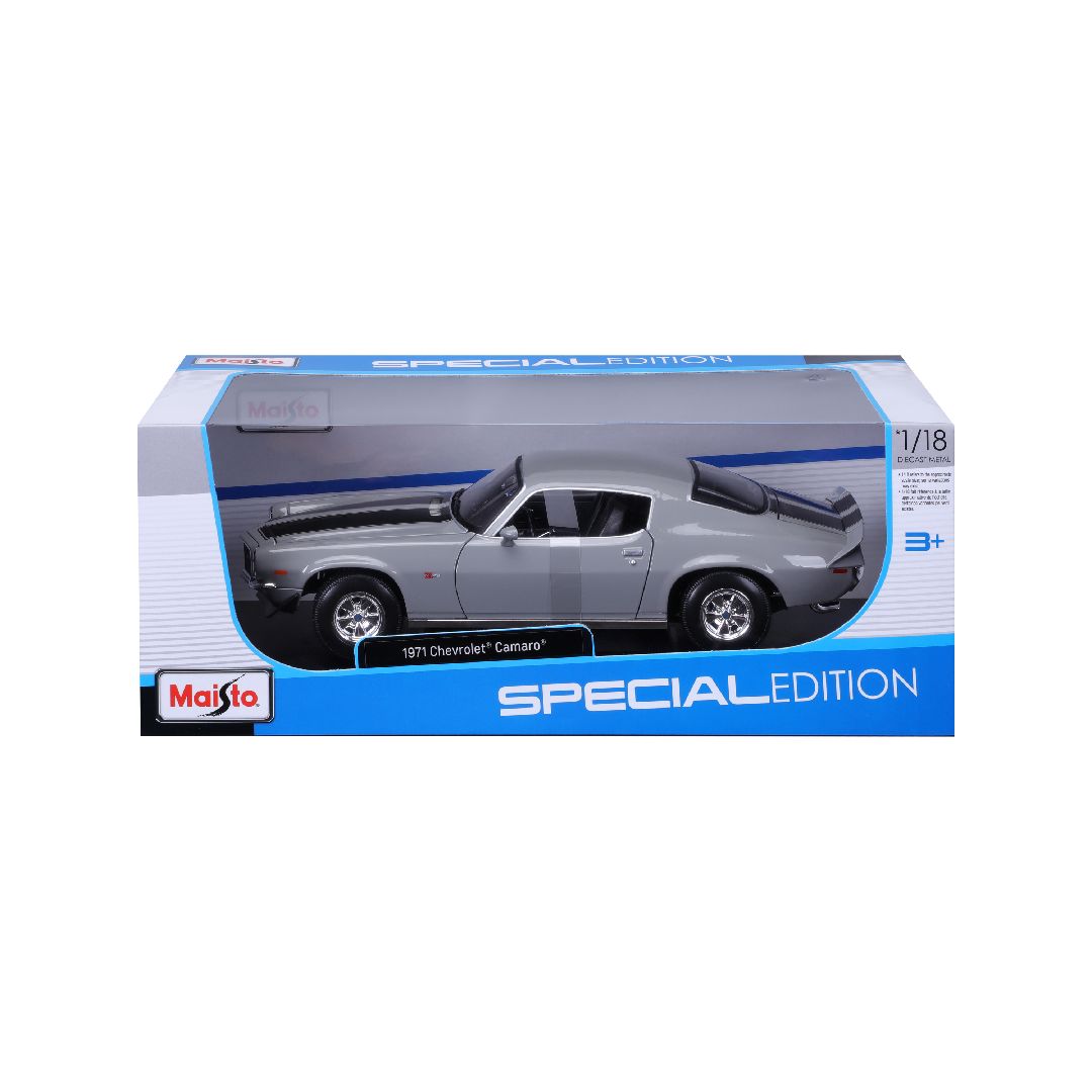 Maisto 1/18 SE 1971 Chevrolet Camaro - Gray – image 14
