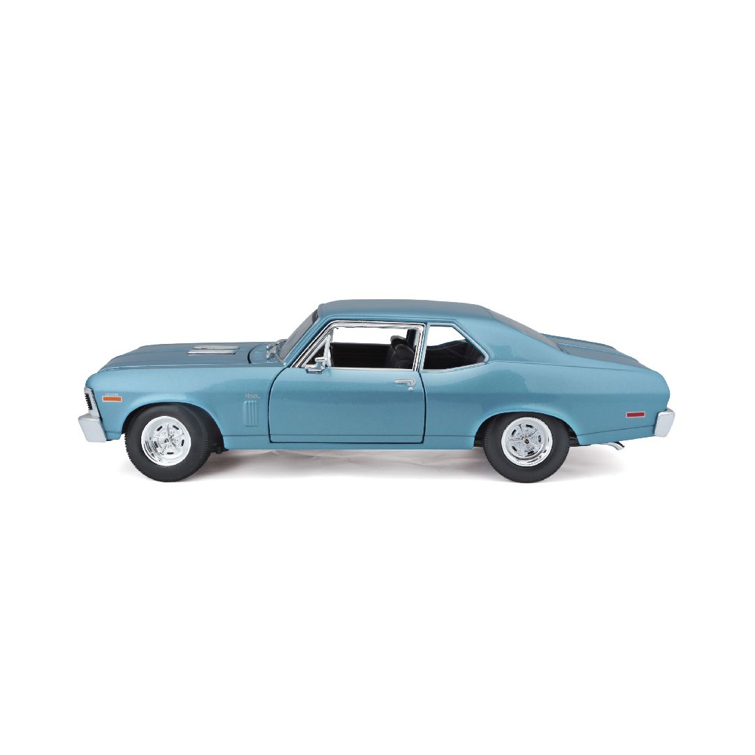 Maisto 1/18 SE 1970 Chevrolet Nova SS Coupe - Metallic Blue – image 20