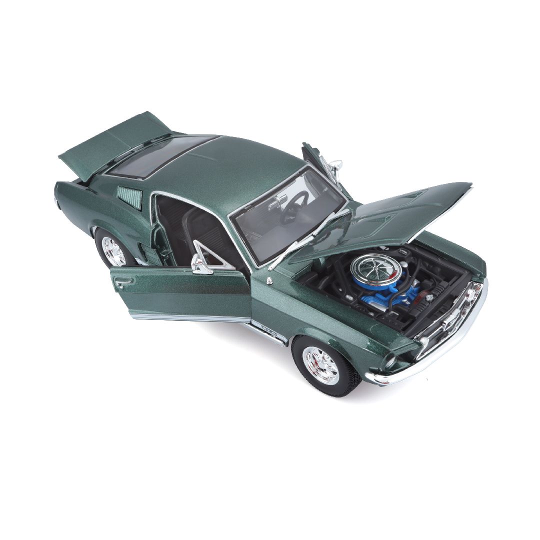 Maisto 1/18 SE 1967 Ford Mustang GTA Fastback - Metallic Green – image 16