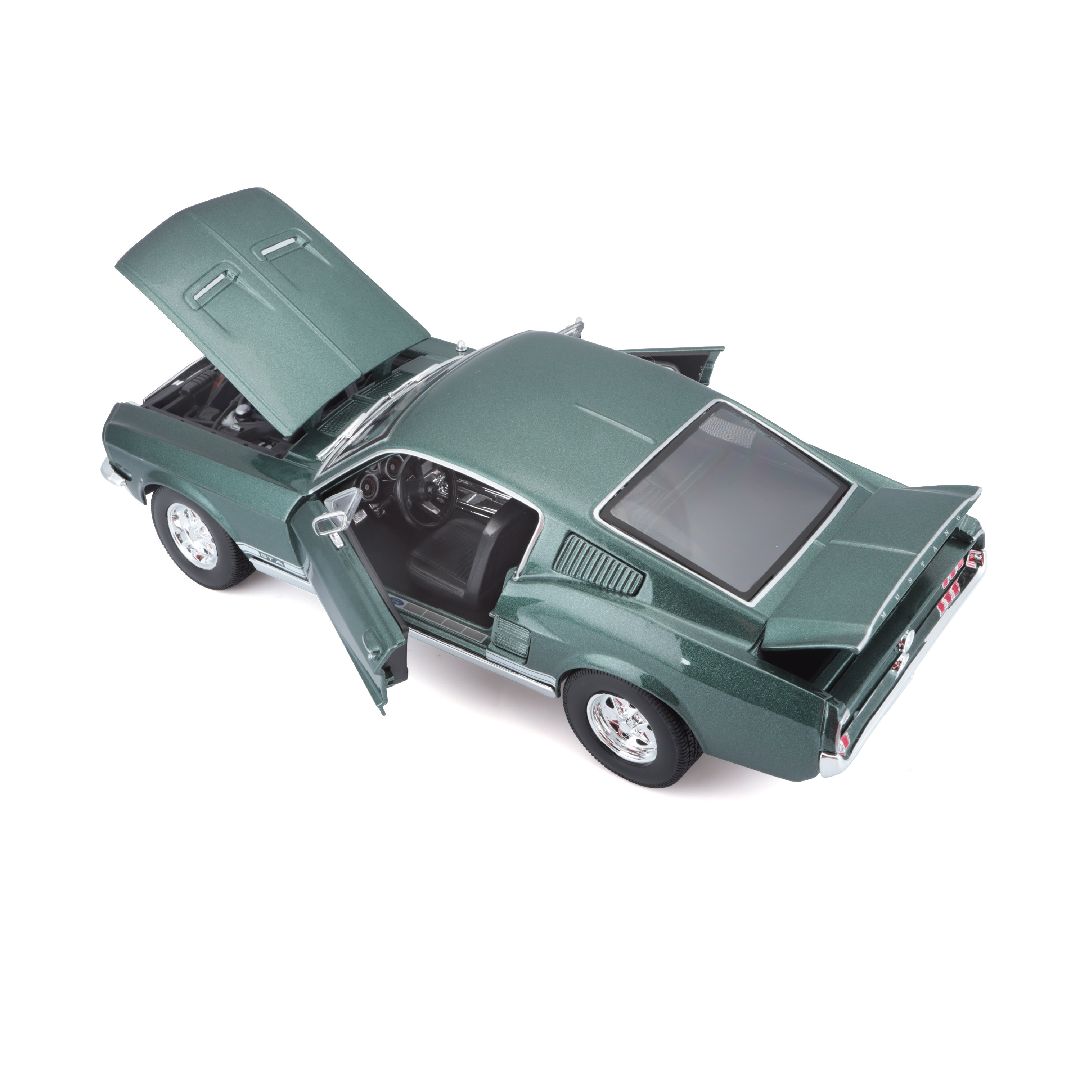 Maisto 1/18 SE 1967 Ford Mustang GTA Fastback - Metallic Green – image 17