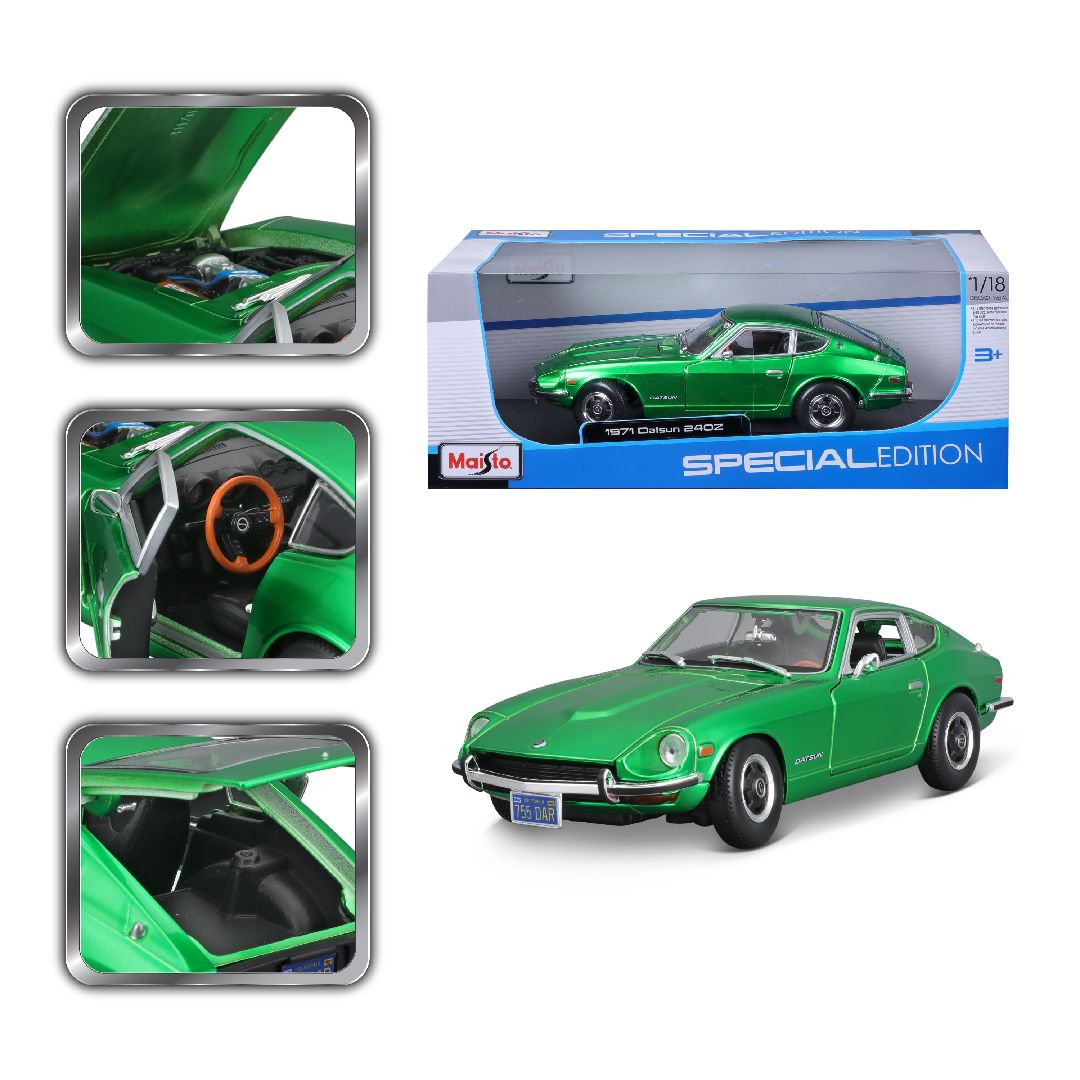 Maisto 1/18 SE 1971 Datsun 240Z - Green – image 11