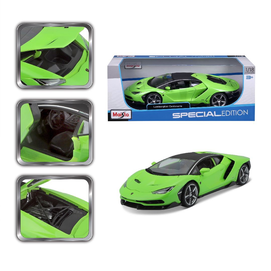 Maisto 1/18 SE 2016 Lamborghini Centenario (Green) – image 3