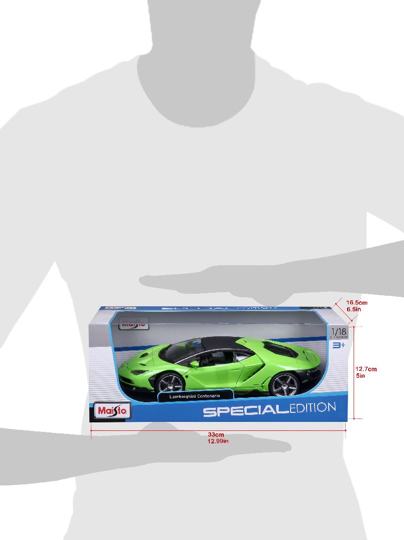 Maisto 1/18 SE 2016 Lamborghini Centenario (Green) – image 13
