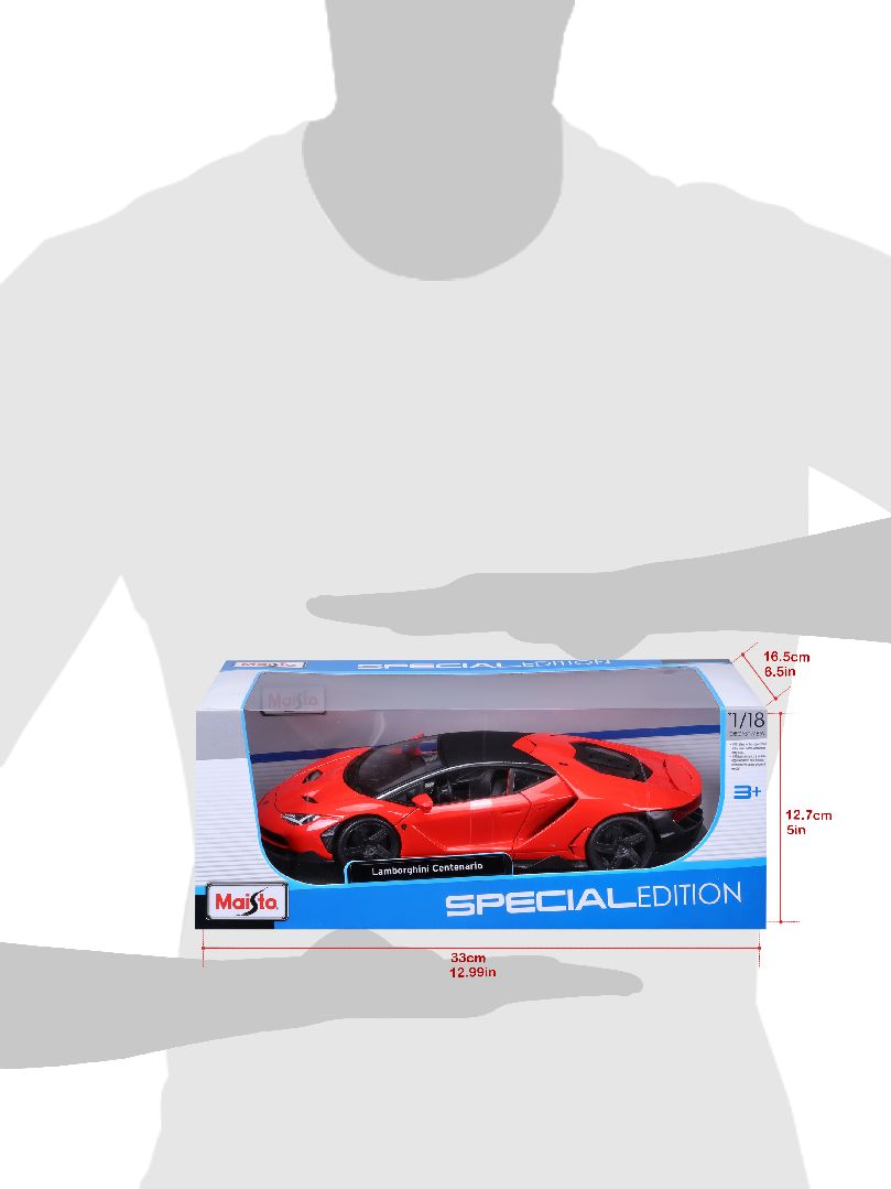 Maisto 1/18 SE 2016 Lamborghini Centenario - Orange – image 9
