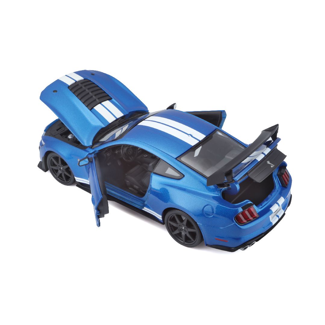 Maisto 1/18 SE 2020 Mustang Shelby GT500 (CFTP) (Blue) – image 9