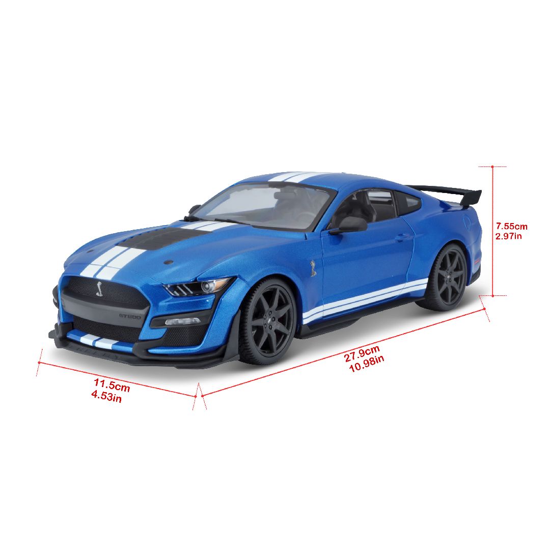 Maisto 1/18 SE 2020 Mustang Shelby GT500 (CFTP) (Blue) – image 10