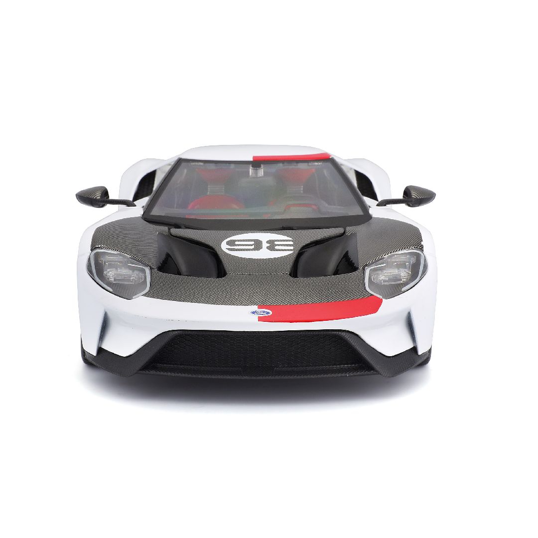 Maisto 1/18 SE 2021 GT Heritage Series - White/Black/Red#98 – image 19