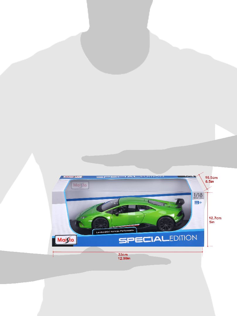 Maisto 1/18 SE 2017 Lamborghini Huracan Performante - Green – image 2