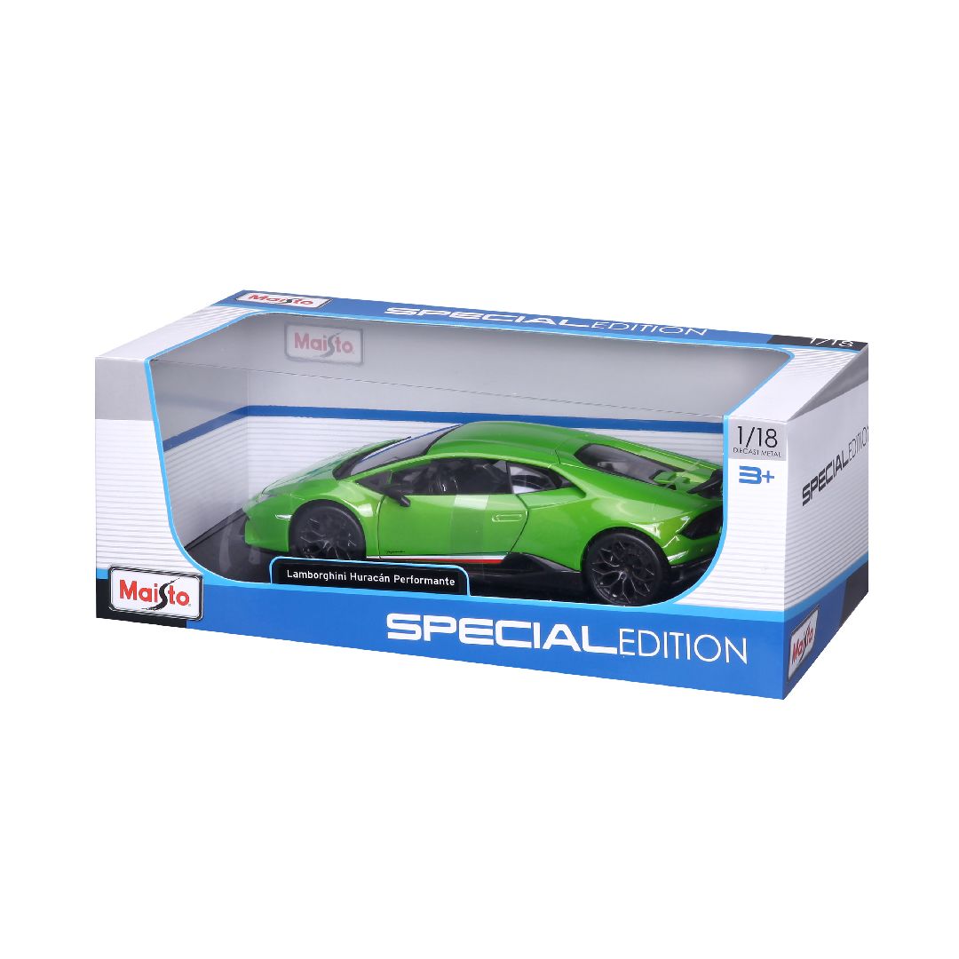 Maisto 1/18 SE 2017 Lamborghini Huracan Performante - Green – image 4