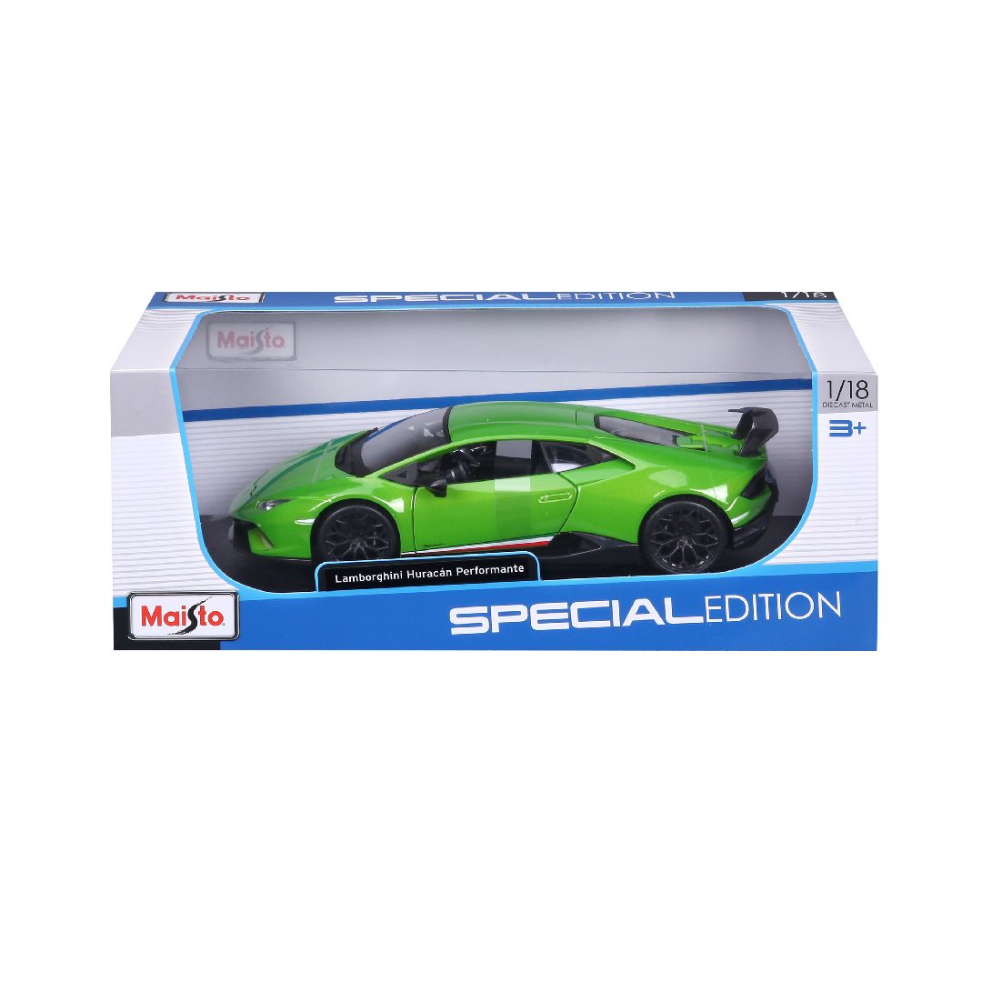 Maisto 1/18 SE 2017 Lamborghini Huracan Performante - Green – image 5