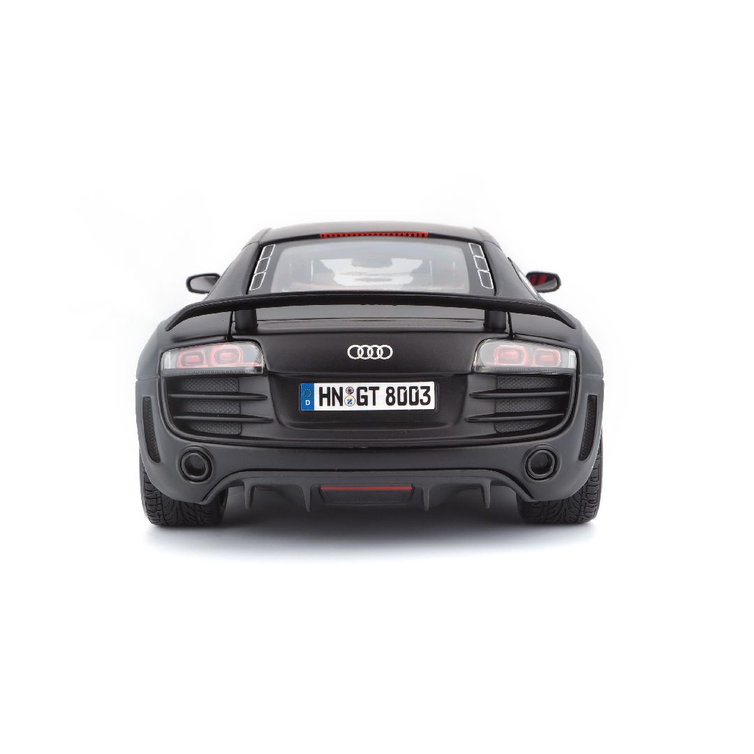 Maisto 1/18 SE 2011 Audi R8 GT - Stealth Black – image 4