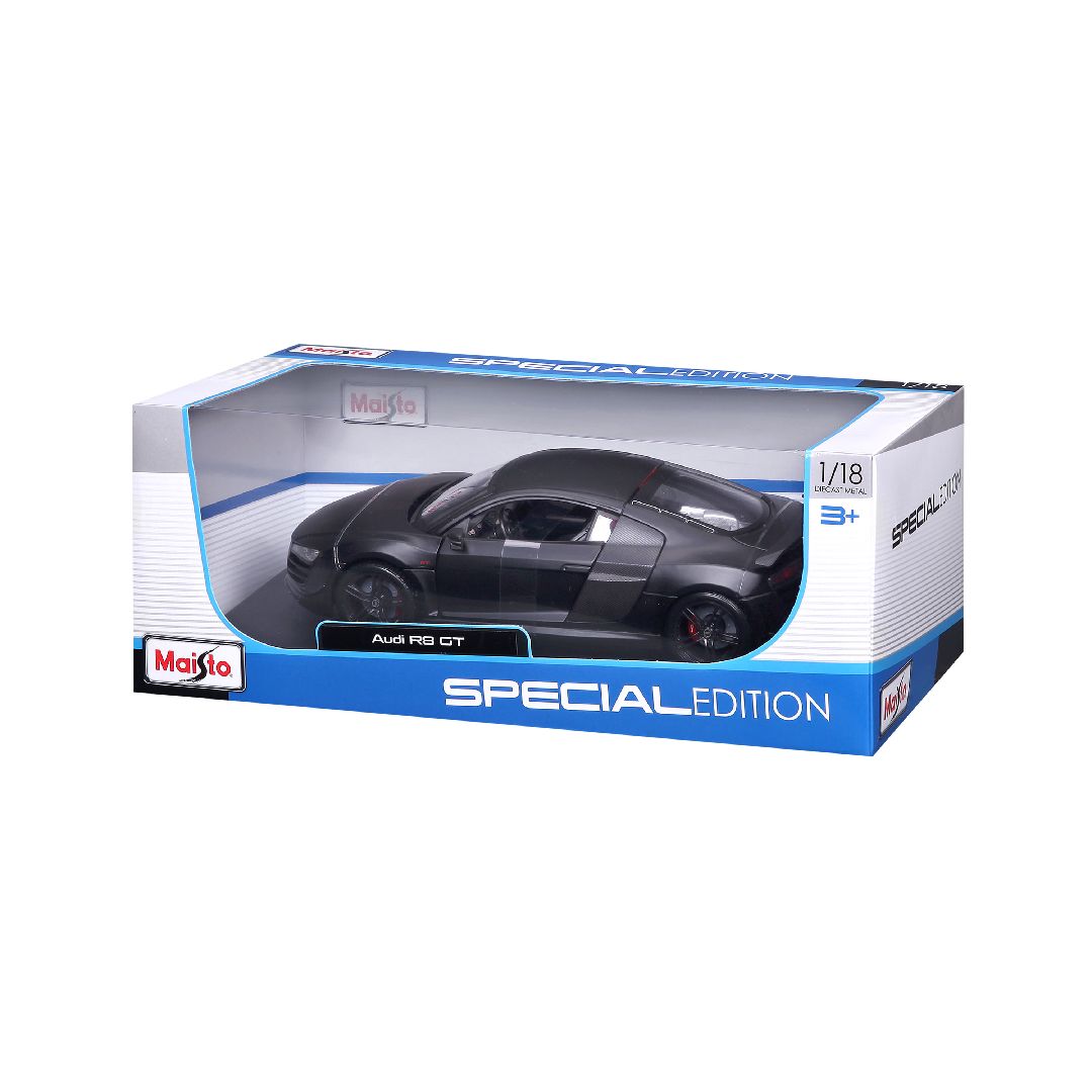 Maisto 1/18 SE 2011 Audi R8 GT - Stealth Black – image 12