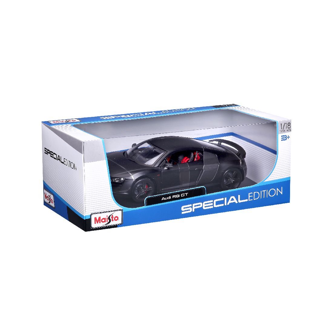 Maisto 1/18 SE 2011 Audi R8 GT - Stealth Black – image 14
